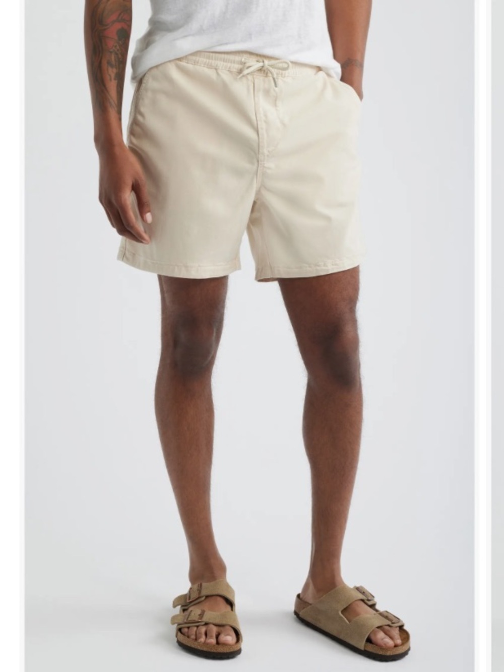 NN07 Men's Gregor Shorts Men’s in Vanilla Cream Size XL Coastal NWT